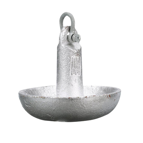 Seachoice Mushroom Anchor, Cast Iron, Aluminum-Painted Silver, 20 Lbs., Boats Up to 24 Ft. Long - 41350 - official Seachoice product image 7