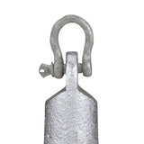 Seachoice Mushroom Anchor, Cast Iron, Aluminum-Painted Silver, 20 Lbs., Boats Up to 24 Ft. Long - 41350 - official Seachoice product image 3