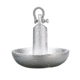 Seachoice Mushroom Anchor, Cast Iron, Aluminum-Painted Silver, 20 Lbs., Boats Up to 24 Ft. Long - 41350 - official Seachoice product image 2