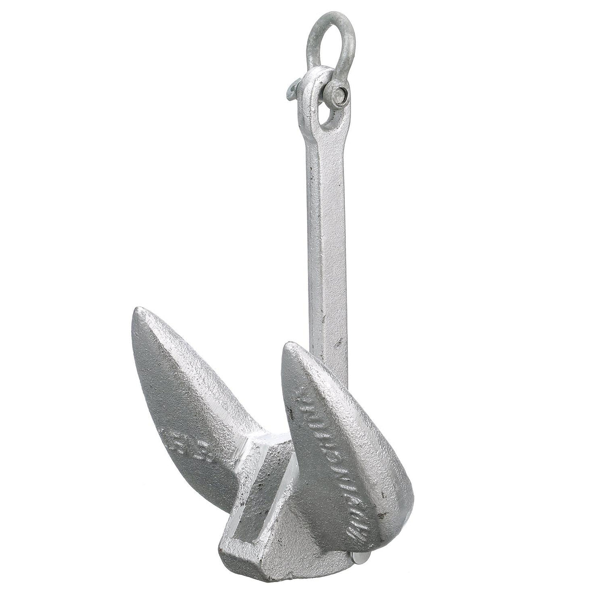Seachoice Navy Anchor, Aluminum Plated Cast Iron, Silver, 15 Lbs. - 41370