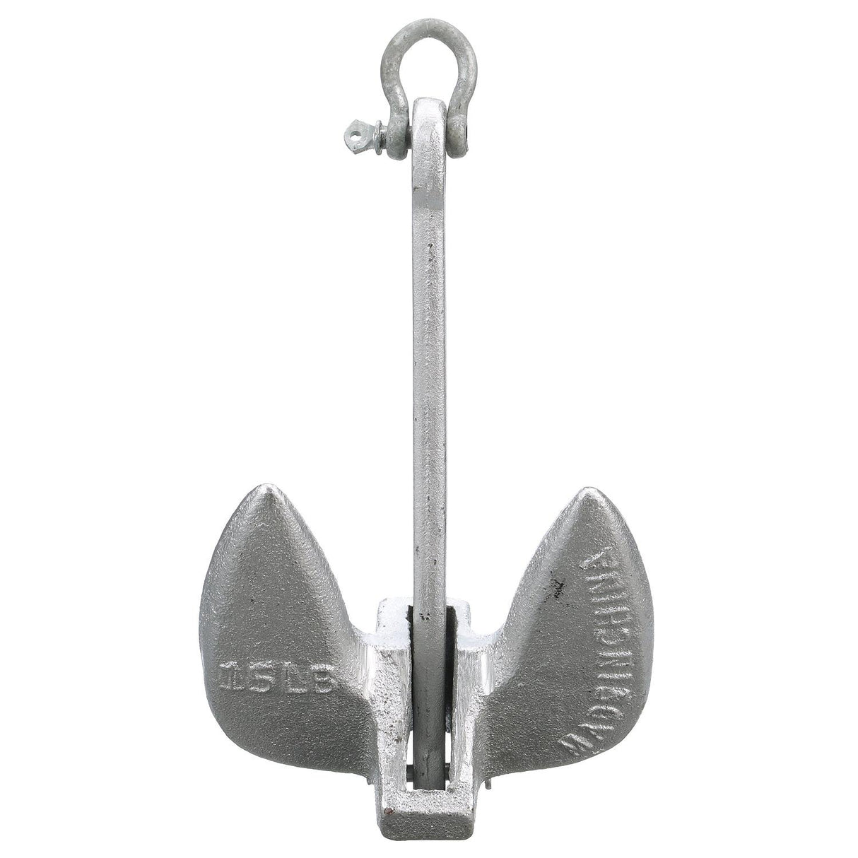Seachoice Navy Anchor, Aluminum Plated Cast Iron, Silver, 15 Lbs. - 41370 - official Seachoice product image 4