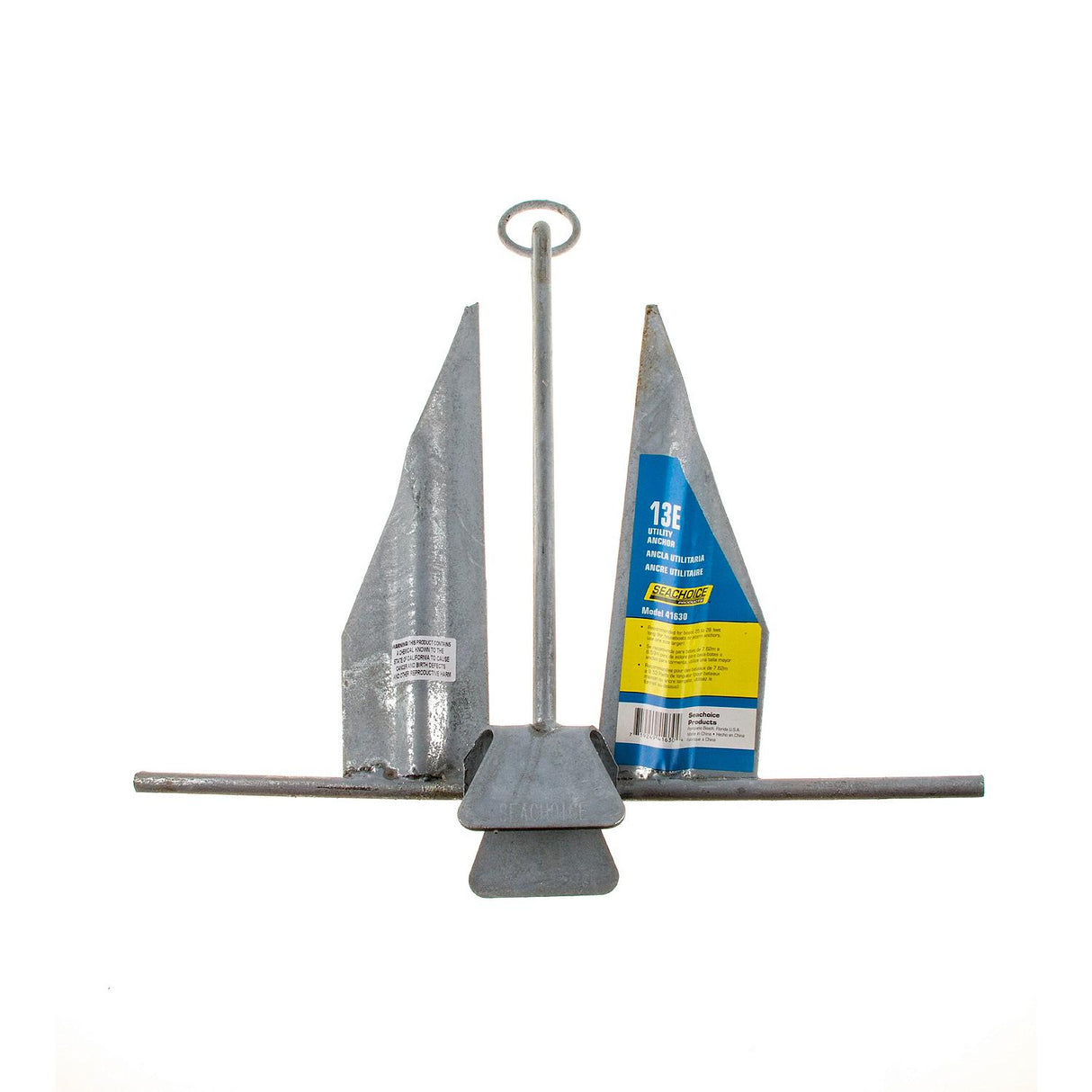 Seachoice Utility Anchor w/ Slip Ring, Size 13E Galvanized Steel - 41630 - official Seachoice product image 4