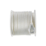 Seachoice Boat Anchor Rope, Double-Braid, Nylon, Achor Line, 3/8 in. X 150 Ft., White - 42111 - official Seachoice product image 5