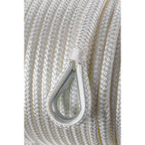 Seachoice Boat Anchor Rope, Double-Braid, Nylon, Achor Line, 3/8 in. X 150 Ft., White - 42111 - official Seachoice product image 4