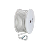 Seachoice Boat Anchor Rope, Double-Braid, Nylon, Achor Line, 1/2 in. X 100 Ft., White - 42121 - official Seachoice product image 2