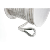 Seachoice Boat Anchor Rope, Double-Braid, Nylon, Achor Line, 1/2 in. X 150 Ft., White - 42131 - official Seachoice product image 4