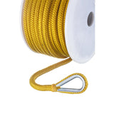 Seachoice Boat Anchor Rope, Double-Braid, Nylon, Achor Line, 3/8 in. X 100 Ft., Yellow - 42151 - official Seachoice product image 3