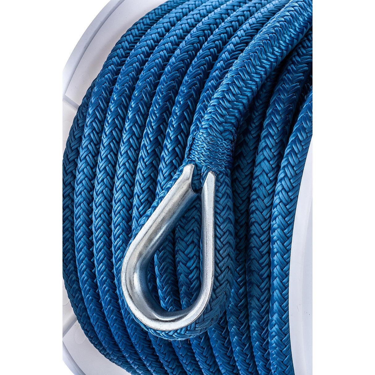 Seachoice Boat Anchor Rope, Double-Braid, Nylon, Achor Line, 3/8 in. X 100 Ft., Blue - 42161 - official Seachoice product image 3