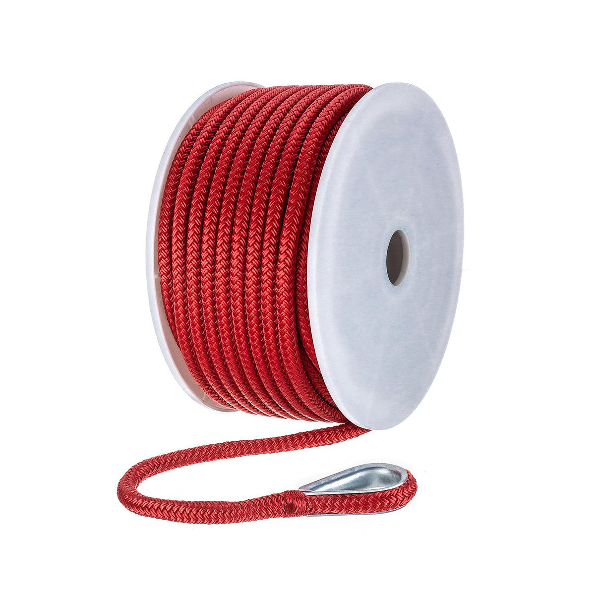 Seachoice 42171 Boat Anchor Rope, Double-Braid, Nylon, Achor Line, 3/8 in. X 100 Ft., Red - 42171 - official Seachoice product image 5