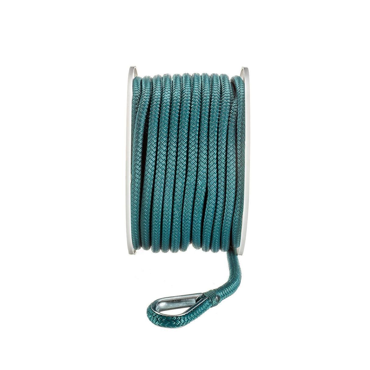 Seachoice Boat Anchor Rope, Double-Braid, Nylon, Achor Line, 3/8 in. X 100 Ft., Teal - 42211 - official Seachoice product image 4