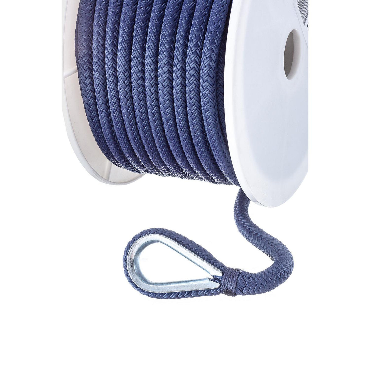 Seachoice Boat Anchor Rope, Double-Braid, Nylon, Achor Line, 3/8 in. X 100 Ft., Navy - 42221 - official Seachoice product image 4