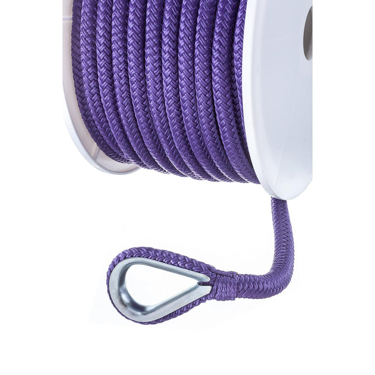 Seachoice Boat Anchor Rope, Double-Braid, Nylon, Achor Line, 3/8 in. X 100 Ft., Purple - 42231 - official Seachoice product image 3