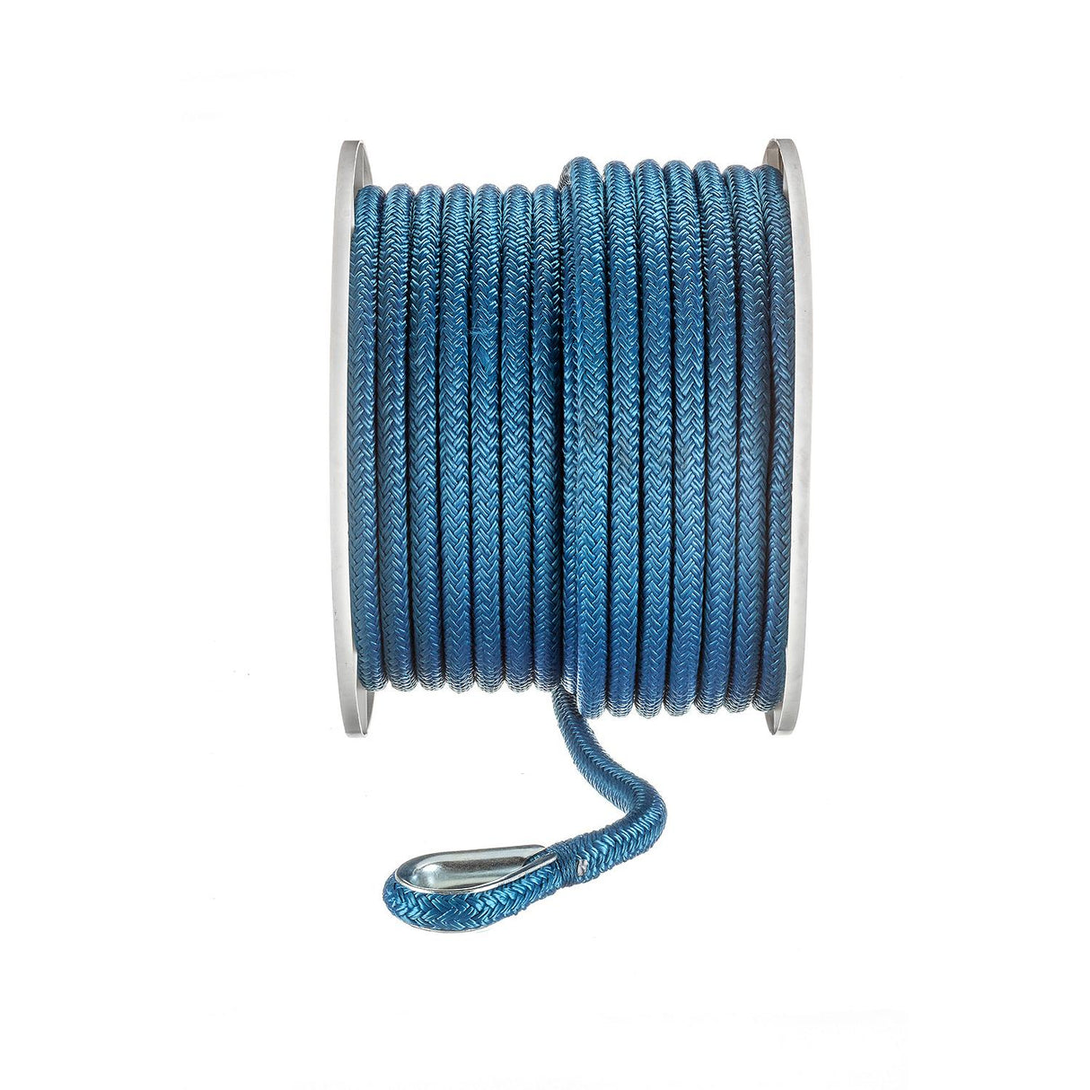 Seachoice Boat Anchor Rope, Double-Braid, Nylon, Achor Line, 1/2 in. X 150 Ft., Blue - 42251 - official Seachoice product image 4