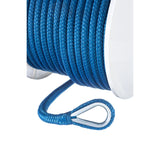 Seachoice Boat Anchor Rope, Double-Braid, Nylon, Achor Line, 1/2 in. X 150 Ft., Blue - 42251 - official Seachoice product image 2