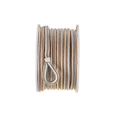 Seachoice 42321 Boat Anchor Rope, Double-Braid, Nylon, Achor Line, 3/8 in. X 100 Ft., Gold/White - 42321 - official Seachoice product image 3