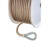 Seachoice Boat Anchor Rope, Double-Braid, Nylon, Achor Line, 3/8 in. X 200 Ft., Gold/White - 42341 - official Seachoice product image 2