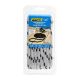 Seachoice Double Braided Dock Rope for Boating - 100% MFP Dock Line, â -Inch x 15 Feet, White with Black Tracer - 42401 - official Seachoice product image 5