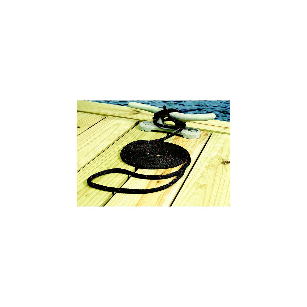 Seachoice Double Braided Dock Rope for Boating - 100% MFP Dock Line, â -Inch x 15 Feet, Red with Black Tracer - 42421 - official Seachoice product image 6