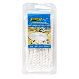 Seachoice High Quality Dock Rope for Boating - 3-Strand Twisted Nylon Dock Line, â -Inch x 10 Feet, White - 42501 - official Seachoice product image 4
