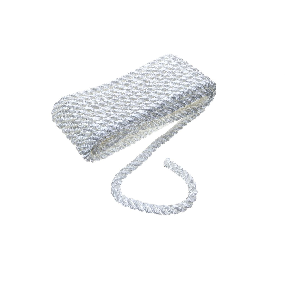 Seachoice High Quality Dock Rope for Boating - 3-Strand Twisted Nylon Dock Line, â -Inch x 20 Feet, White - 50-42521 - official Seachoice product image 4