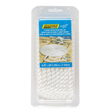 Seachoice High Quality Dock Rope for Boating - 3-Strand Twisted Nylon Dock Line, â -Inch x 25 Feet, White - 42531 - official Seachoice product image 4