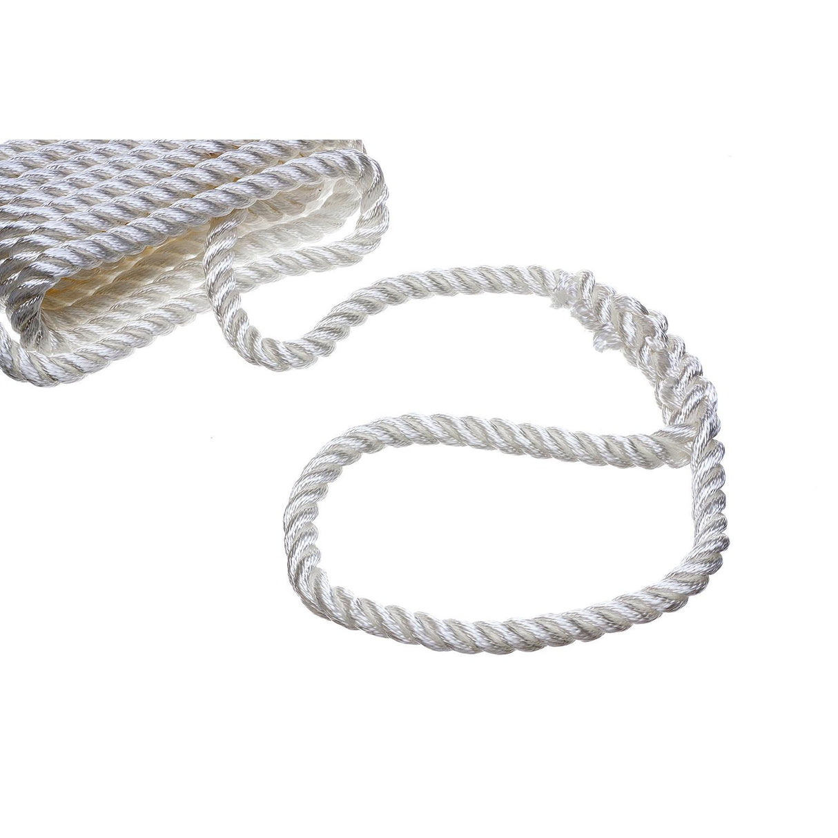 Seachoice High Quality Dock Rope for Boating - 3-Strand Twisted Nylon Line, â -Inch x 20 Feet, White - 42591 - official Seachoice product image 3