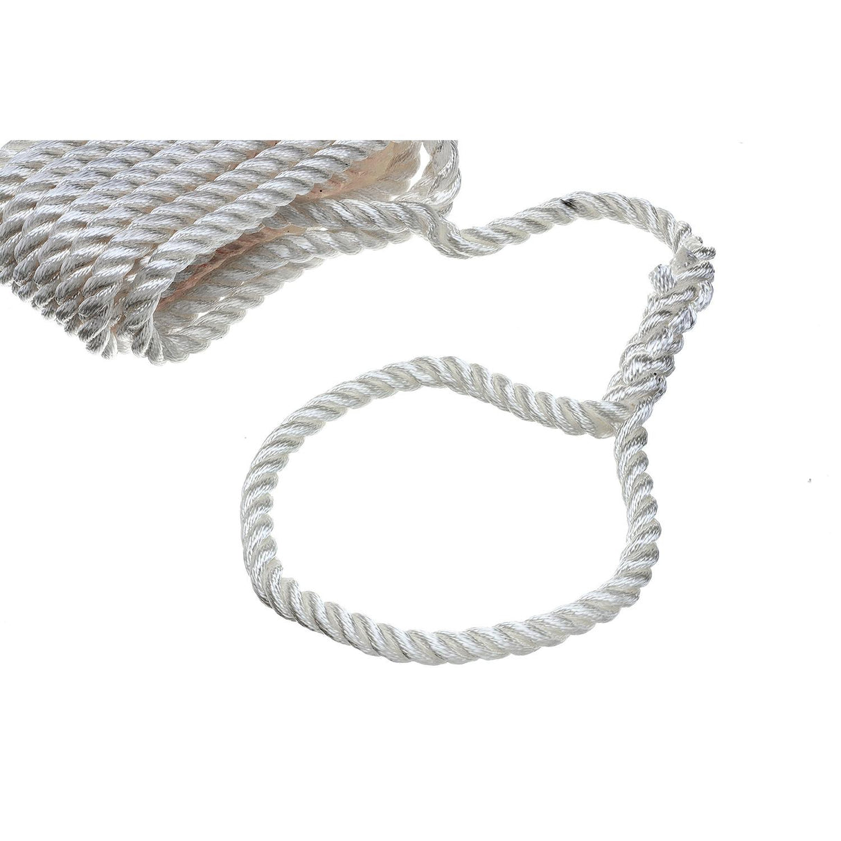 Seachoice High Quality Dock Rope for Boating - 3-Strand Twisted Nylon Line, â -Inch x 35 Feet, White - 42621 - official Seachoice product image 4