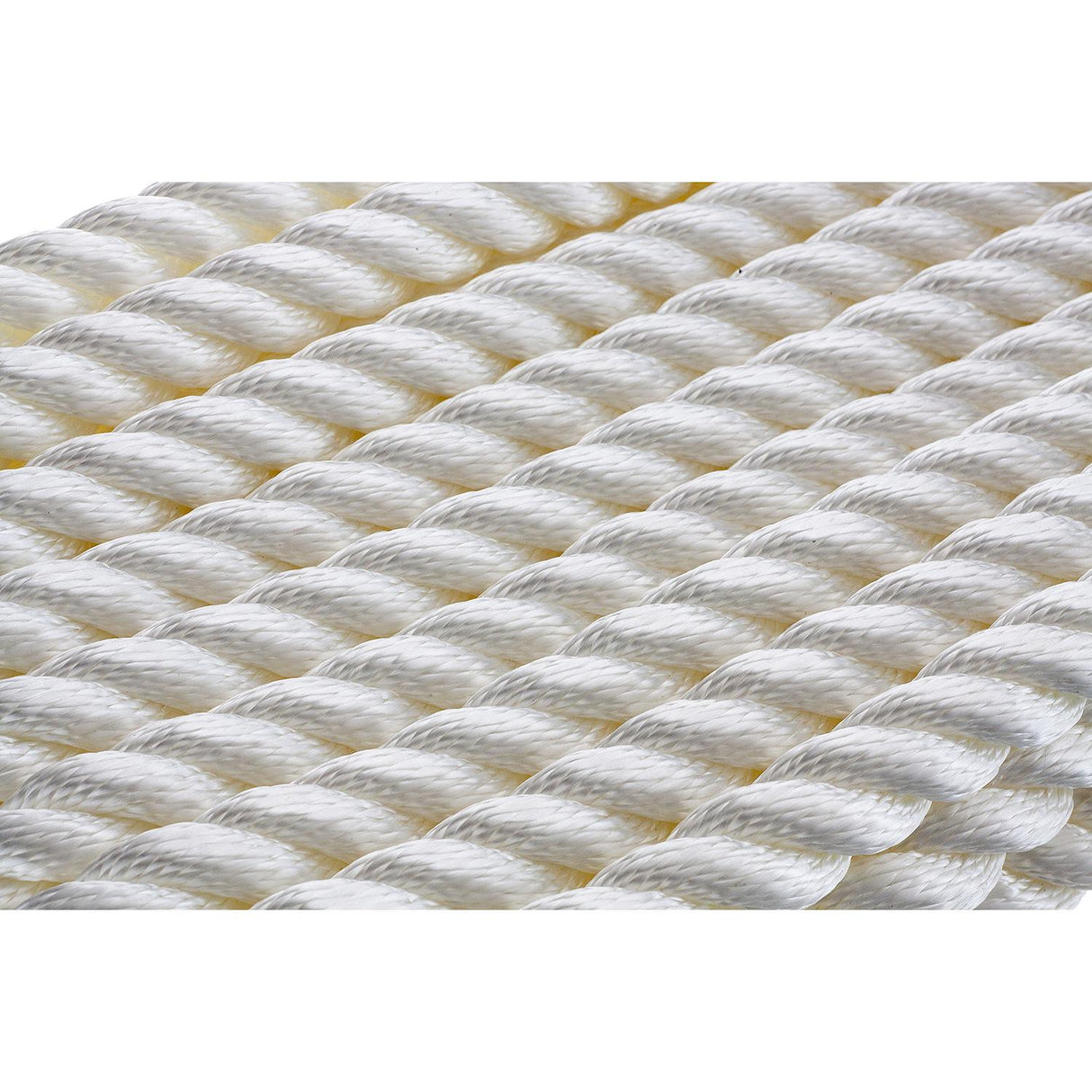 Seachoice High Quality Dock Rope for Boating - 3-Strand Twisted Nylon Line, ¾-Inch x 35 Feet, White - 42641