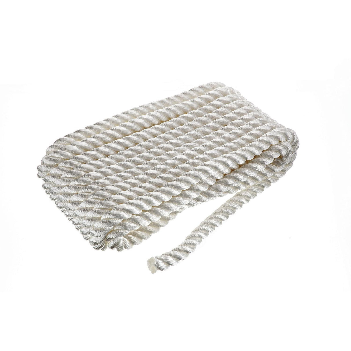 Seachoice High Quality Dock Rope for Boating - 3-Strand Twisted Nylon Line, ¾-Inch x 35 Feet, White - 42641 - official Seachoice product image 3