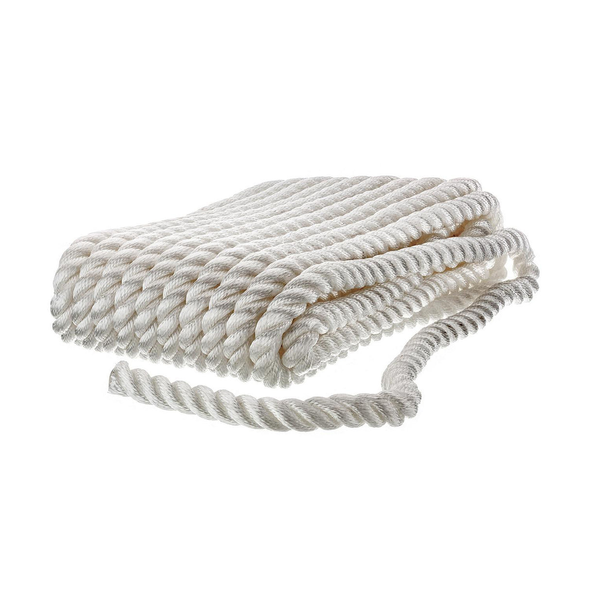 Seachoice High Quality Dock Rope for Boating - 3-Strand Twisted Nylon Line, ¾-Inch x 50 Feet, White - 42651 - official Seachoice product image 3