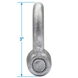 Seachoice 43080 Galvanized Anchor Shackle - 7/16", Bulk - 43080 - official Seachoice product image 7