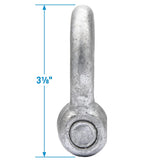 Seachoice 43090 Galvanized Anchor Shackle - 1/2", Bulk - 43090 - official Seachoice product image 4