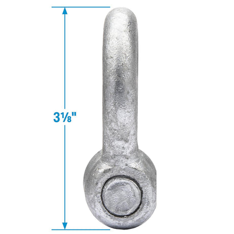 Seachoice 43090 Galvanized Anchor Shackle - 1/2", Bulk - 43090 - official Seachoice product image 4