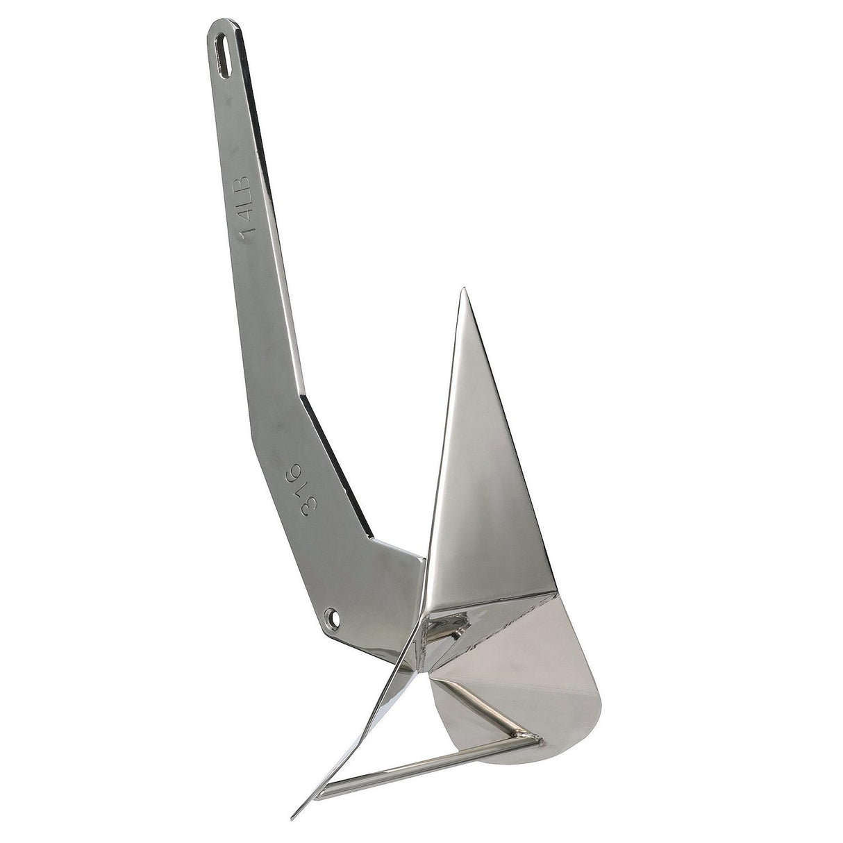 Seachoice Stainless Steel Plow Anchor, Corrosion Resistant, 14 Lbs., for Boats 20-30 Ft. - 43840 - official Seachoice product image 3