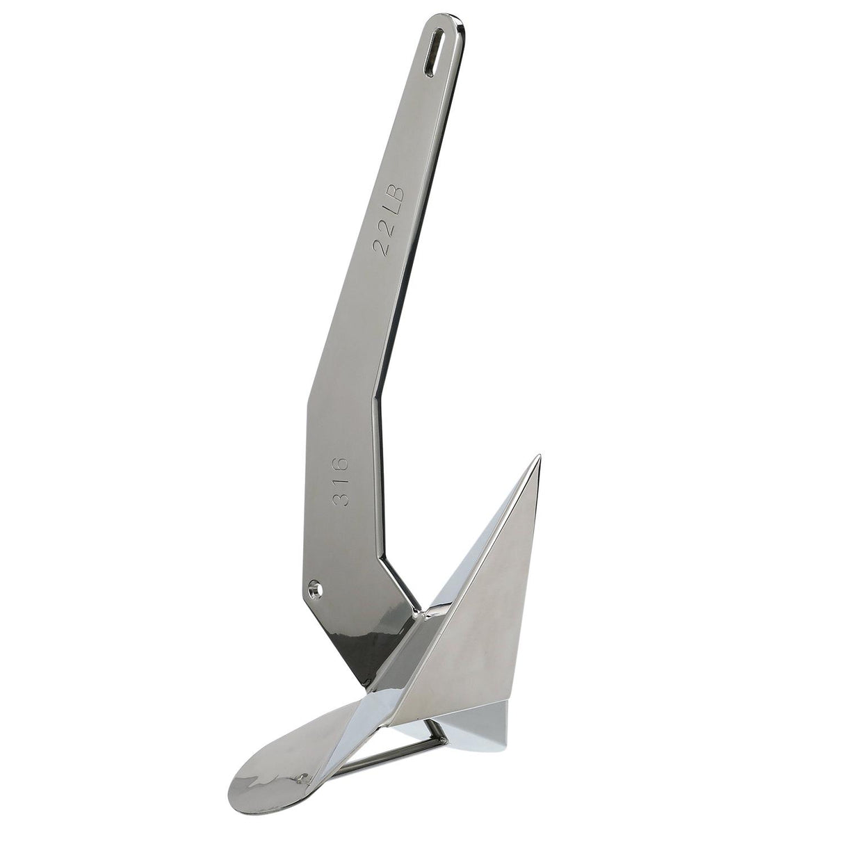 Seachoice Stainless Steel Plow Anchor, Corrosion Resistant, 22 Lbs., for Boats 30-40 Ft. - 43850 - official Seachoice product image 4