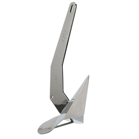 Seachoice Stainless Steel Plow Anchor, Corrosion Resistant, 22 Lbs., for Boats 30-40 Ft. - 43850 - official Seachoice product image 4