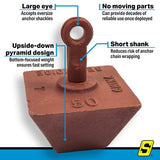 Seachoice Pyramid Anchor - 50 Lb - 43890 - official Seachoice product image 4