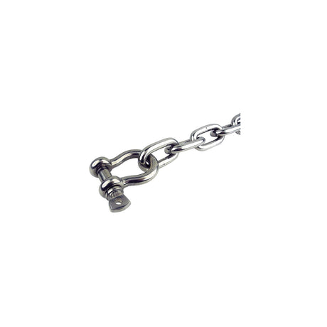 Seachoice 1/4 In. X 4 Ft. Chain, 304 Stainless Steel w/ Shack - 44123 - official Seachoice product image 6
