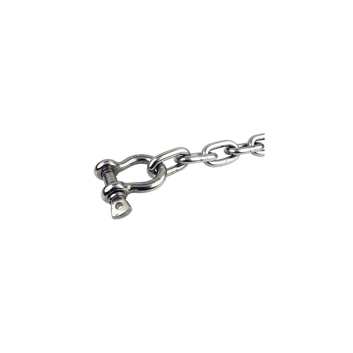 Seachoice 5/16 In. X 5 Ft. Chain, 304 Stainless Steel w/ Shack - 44143 - official Seachoice product image 8