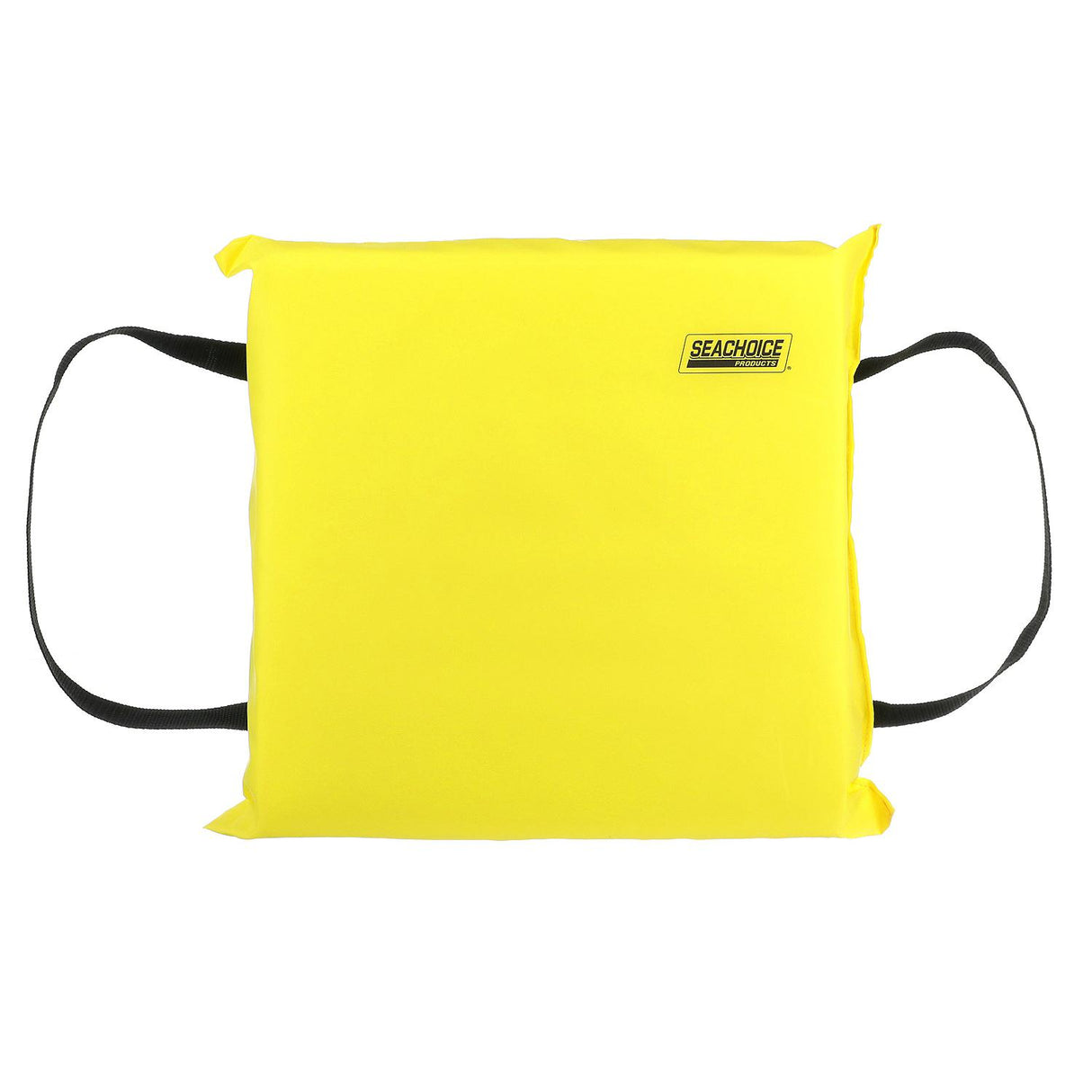 Seachoice Emergency Marine Foam Flotation Cushion, Square, 15 In. X 15 In., Safety Yellow - 5000LY