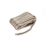 Seachoice Double-Braid Nylon Dock Line w/ Eye Splice, Pre-Shrunk, Heat Stabilized, 5/8 In. X 30 Ft., Gold White - 46971 - official Seachoice product image 3