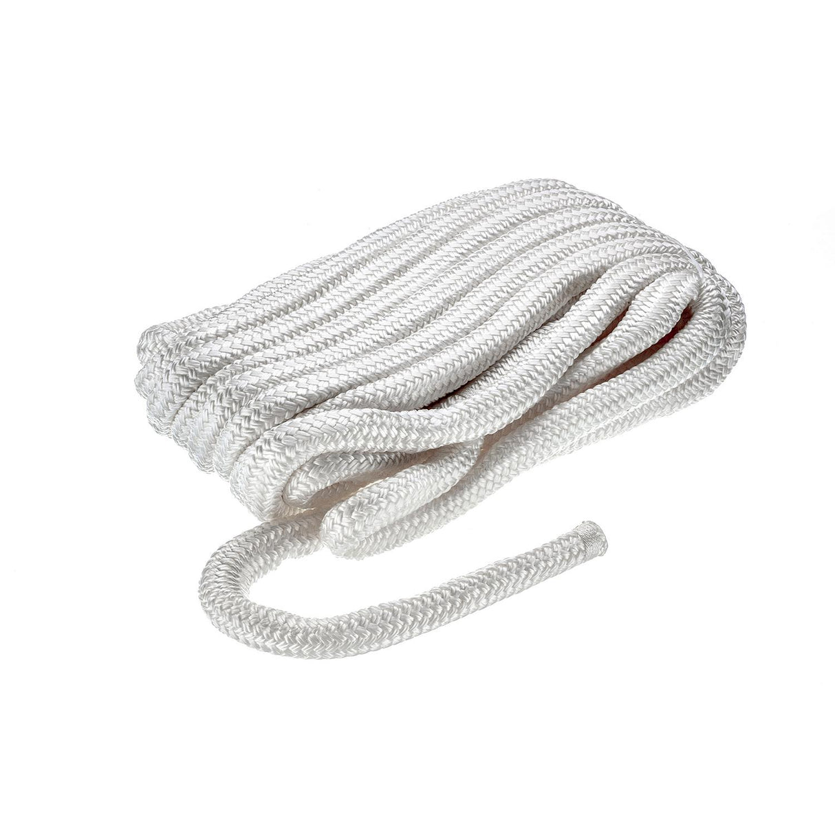 Seachoice Double-Braid Nylon Dock Line w/ Eye Splice, Pre-Shrunk, Heat Stabilized, 3/4 In. X 35 Ft., White - 47111 - official Seachoice product image 4