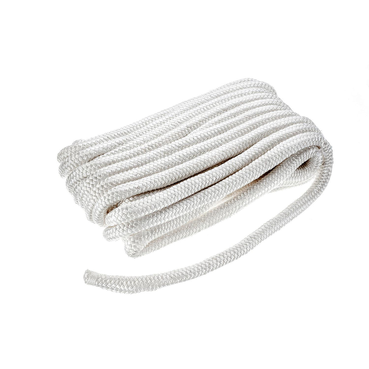 Seachoice Double-Braid Nylon Dock Line w/ Eye Splice, Pre-Shrunk, Heat Stabilized, 3/4 In. X 50 Ft., White - 47121 - official Seachoice product image 5