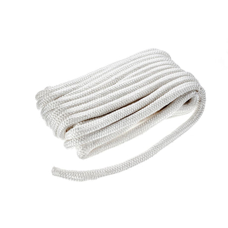 Seachoice Double-Braid Nylon Dock Line w/ Eye Splice, Pre-Shrunk, Heat Stabilized, 3/4 In. X 50 Ft., White - 47121 - official Seachoice product image 5