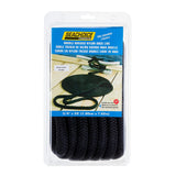 Seachoice Double-Braid Nylon Dock Line w/ Eye Splice, Pre-Shrunk, Heat Stabilized, 3/4 In. X 25 Ft., Black - 47201 - official Seachoice product image 5