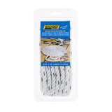 Seachoice Premium 3-Strand Twisted Nylon Dock Line With Tracer, White w/Blue Tracer, 3/8-Inch x 15 Feet, 10-Inch Eye Splice - 47511 - official Seachoice product image 5