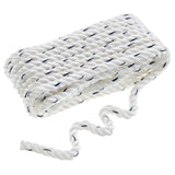 Seachoice Premium 3-Strand Twisted Nylon Dock Line, White With Blue Tracer, 3/8" x 25' - 47531 - official Seachoice product image 3