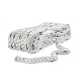 Seachoice Premium 3-Strand Twisted Nylon Dock Line With Tracer, White w/Blue Tracer, 1/2-Inch x 20 Feet, 10-Inch Eye Splice - 47561 - official Seachoice product image 4
