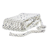 Seachoice Premium 3-Strand Twisted Nylon Dock Line With Tracer, White w/Blue Tracer, 1/2-Inch x 25 Feet, 10-Inch Eye Splice - 47571 - official Seachoice product image 2