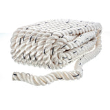 Seachoice Premium 3-Strand Twisted Nylon Dock Line With Tracer, White w/Blue Tracer, 5/8-Inch x 35 Feet, 10-Inch Eye Splice - 47621 - official Seachoice product image 2